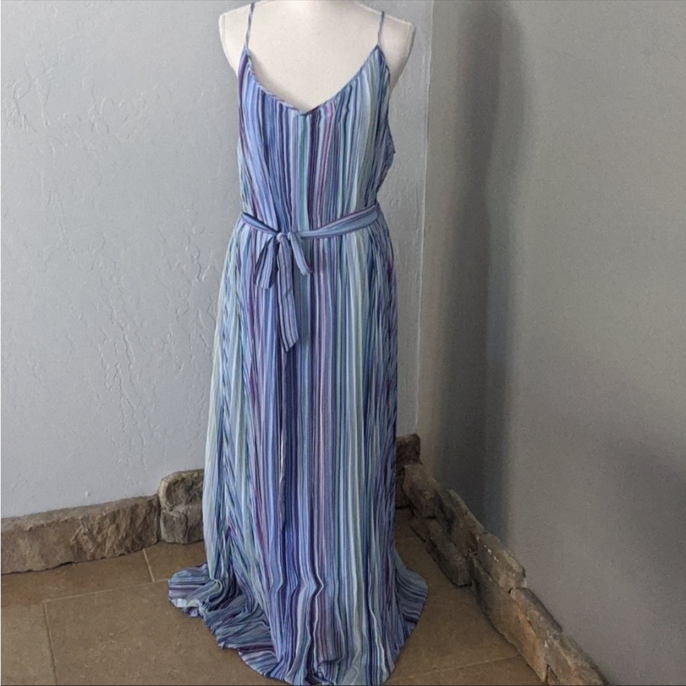Lane Bryant Plus Size Pleated Maxi Dress